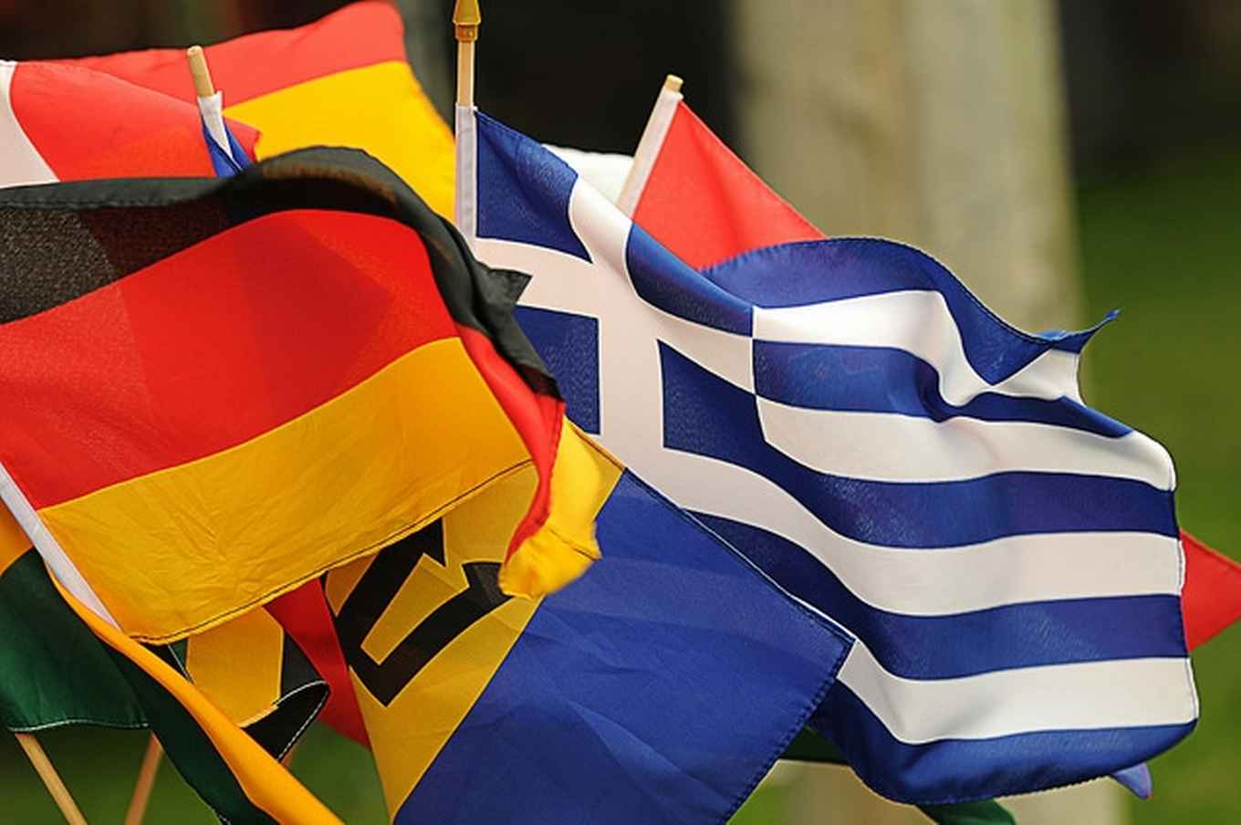 Greece and other European flags