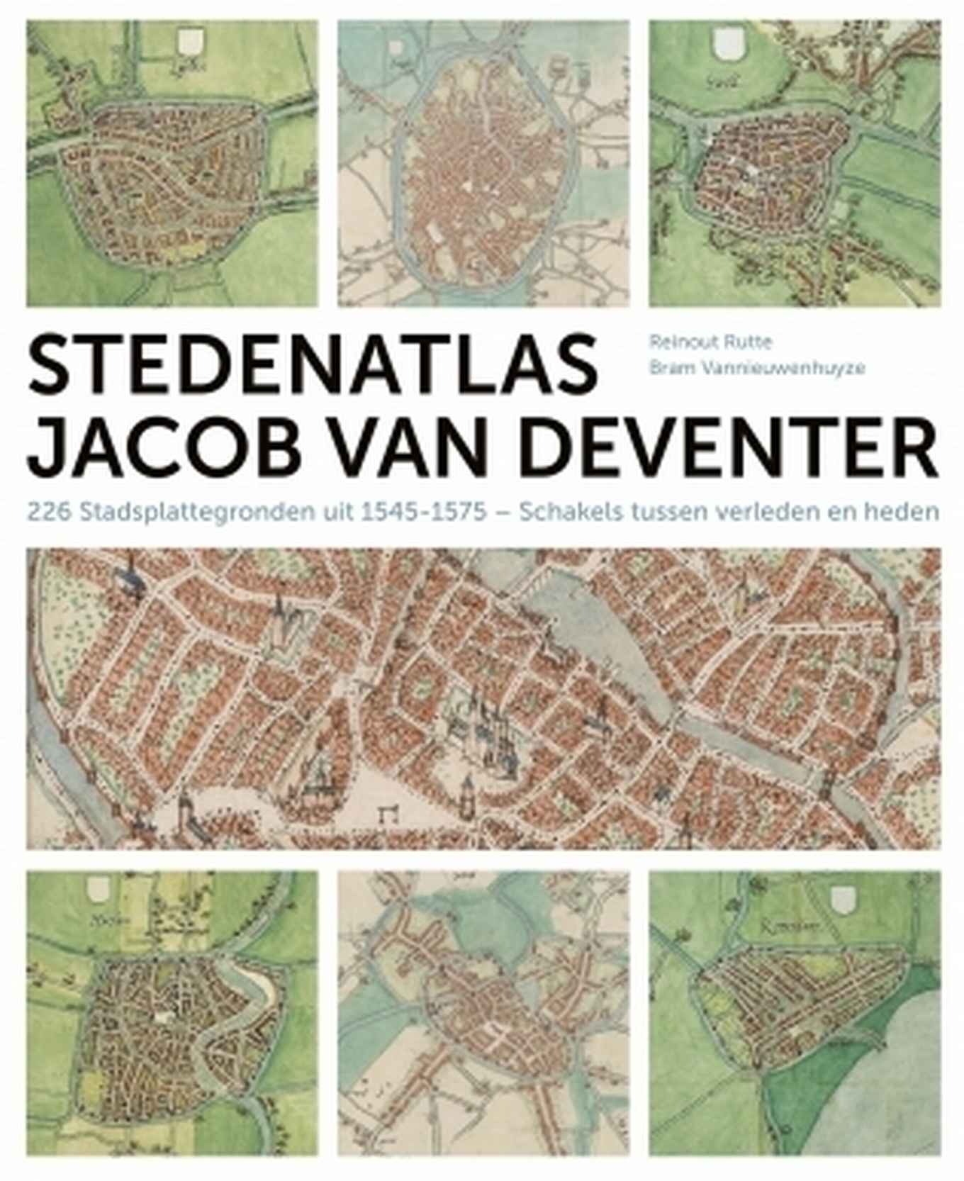 Boekomslag Stedenatlas Jacob van Deventer